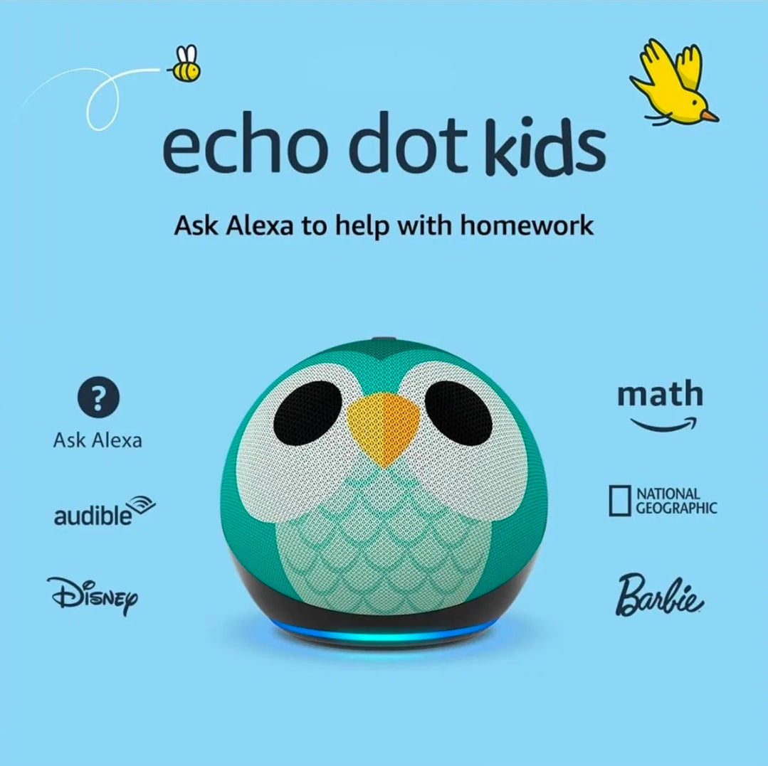 Echo Dot Kids Edición Búho + Control Parental