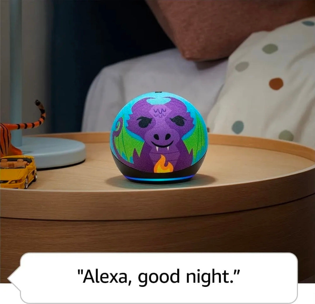 Echo Dot Kids Dragon + Control Parenta