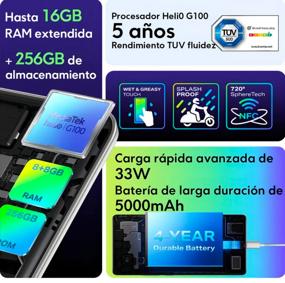 Infinix Hot 50 Pro+ | 256GB + 16GB RAM
